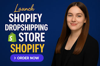 build a passive income shopify dropshipping store or a shopify online store
