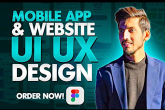 do UI UX design, website, dashboard, mobile app UI UX design
