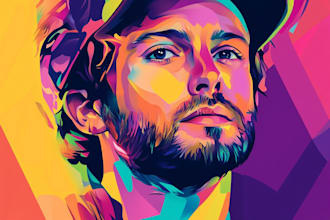 create your photo into awesome wpap pop art