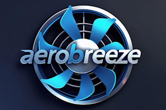 do good looking electric fan logo with free source file