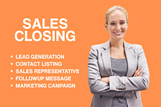 do business sales, sales closer, linkedin manager, virtual assistant, sales rep