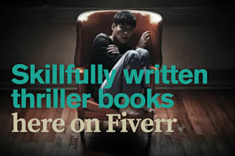 skillfully ghostwrite or rewrite your thriller story