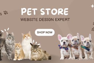 create pet store pet care dog walking dog training business website
