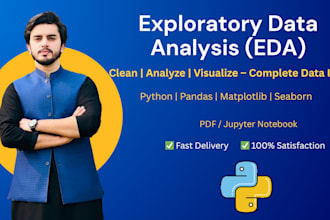 do eda and visualize insights using python, power bi
