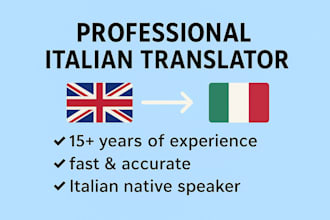 translate english to italian