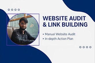 do SEO audit with in depth action plan and high quality backlinks