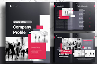 design annual reports, company profiles, brochures, catalogs, and more