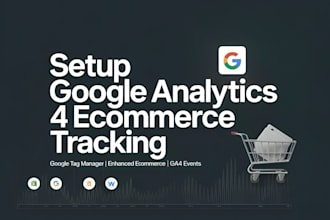 setup google analytics 4 ecommerce, tag manager, gads conversion tracking