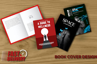 create modern kindle ebook cover or book cover design