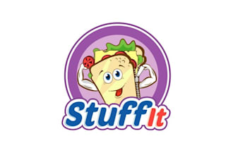 design high resolution restaurant food truck logo