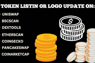 fast track listing your token or coin on coinmarketcap coingecko ico listing
