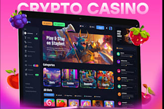 develop blackjack bet app crash game poker slot gamble site crypto game