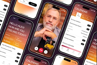develop a secure teletherapy or mental health app or website