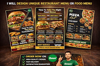 do menu design, digital menu, digital screen or menu board