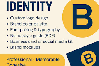 design a unique logo and brand identity that speaks your vision