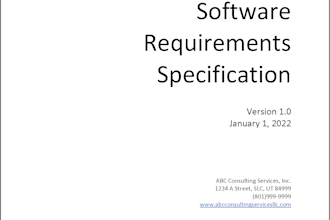 write software requirements specification srs, use cases, and software