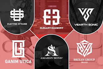 design clothing luxury monogram urban streetwear minimalist fashion modern logo