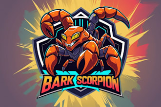 create awesome scorpion logo with unlimited revisions