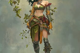 draw dnd art, fantasy character, creature