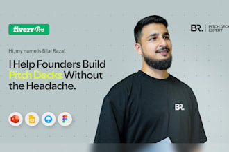 design a pitch deck presentation in powerpoint