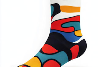 create beautiful socks design