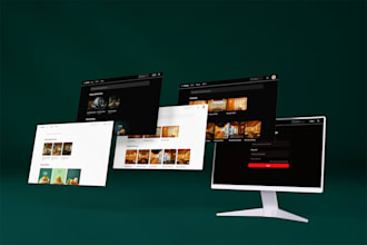 create stunning and user friendly website UI design