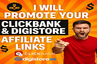 promote clickbank affiliate link ,digistore link, refferal affiliate marketing