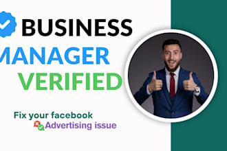 fix and provide facebook business manager