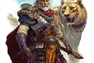 do dnd character art, fantasy illustration or character art