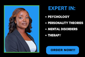 do psychology, personality theories, mental disorders, psychological therapies