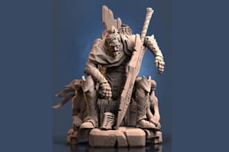 3d print and paint custom warhammer, dnd, and tabletop miniatures with shipping