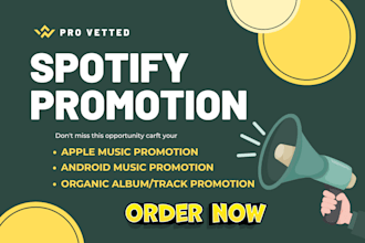 do viral spotify promotion 10k organic music album track promotion apple music