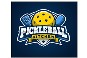 design corporate pickle ball kitchen logo