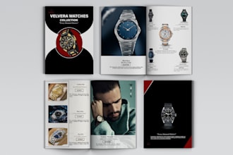 design a premium modern product catalog that boosts your brand identity