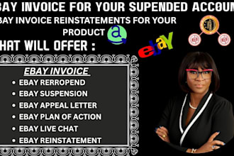 reinstate permanent ebay suspension invoice ebay restriction with appeal letter