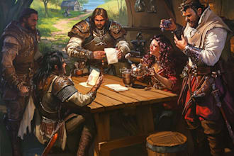 do a character art for your role playing, fantasy character dnd party, game art