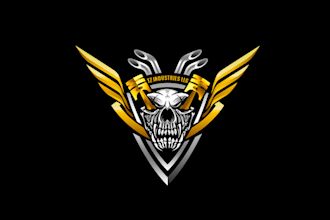 design existing dirt track race team logo
