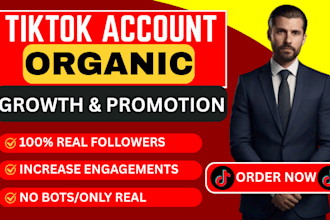 grow and promote tiktok account organically, tiktok marketing tiktok followers