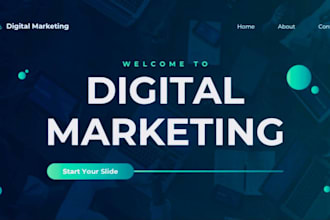 do create blue green modern bold digital mark logo design