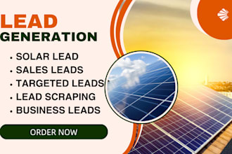 generate sales leads solar b2b lead generation targeted leads business leads