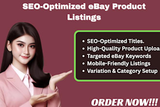 do ebay product listing product upload ebay SEO optimized ebay lister