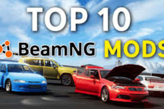 create beamng drive videos with crashes, mods, jumps