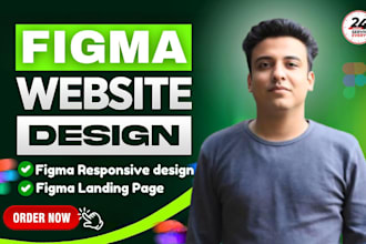 do figma website design, figma landing page, website ui ux
