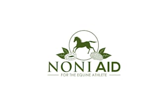design horse animals new logo for healthy botanical products
