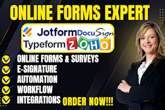jotform docusign typeform google forms setmore calendly acuity zoho booking form