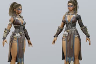 do 3d character modelling ue5 game character design 3d metahuman game character