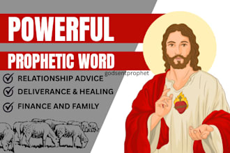pray and give you a prophetic word from god