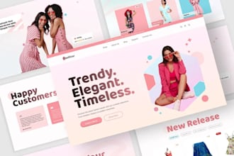 design clothing shopify website, jewelry store, fashion website, clothing store