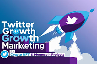 do x twitter growth marketing for your crypto nft project follower engagement