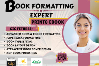 do book typesetting kdp book layout design book formatting for amazon kdp